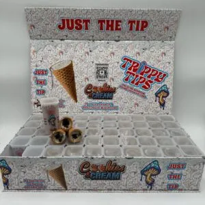 Trippy Tips Cookies and Cream Mushroom Cones
