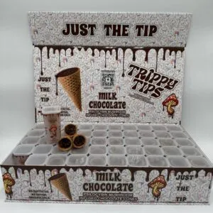 Trippy Tips Milk Chocolate Mushroom Cones