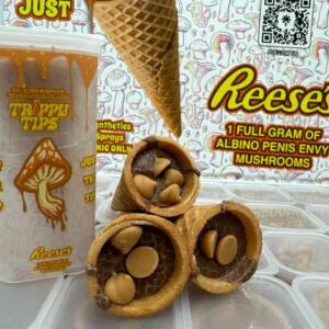Trippy Tips mushroom Ice Cream Reese